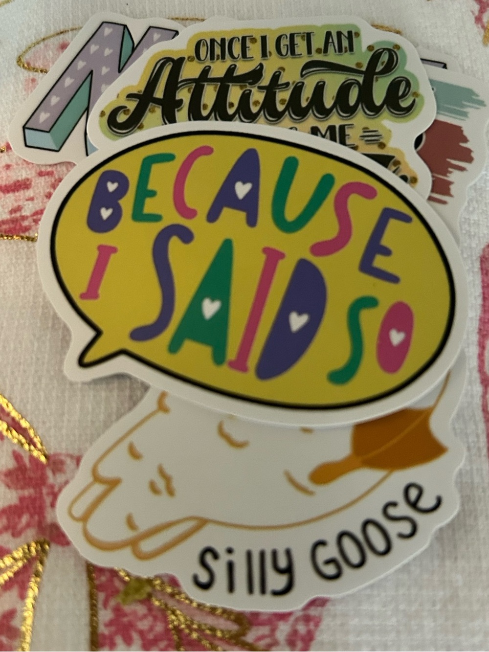 Pack of Sassy Stickers Decorative Vinyl Stickers - Picture 2 of 2